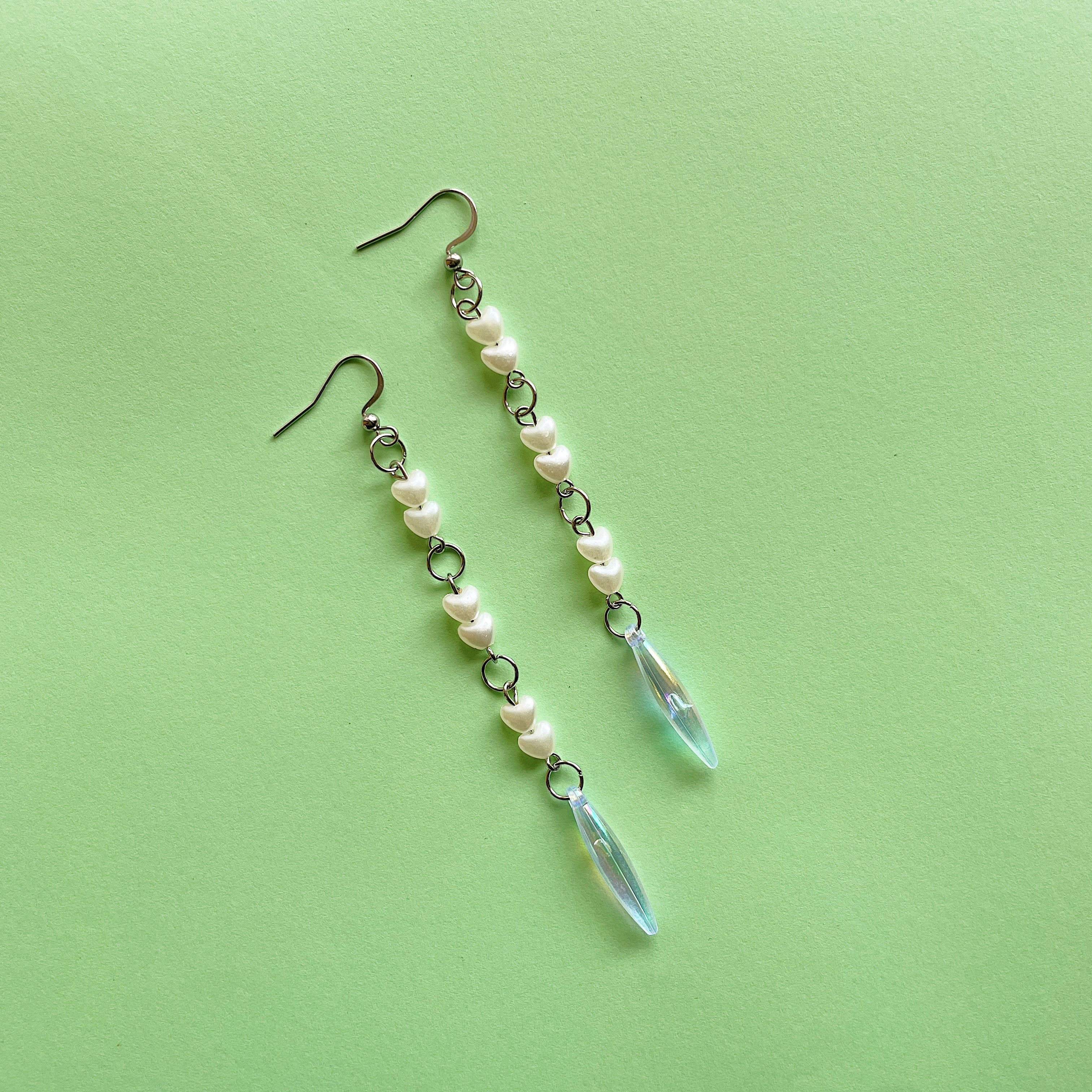 Mini hearts longline earrings ✨