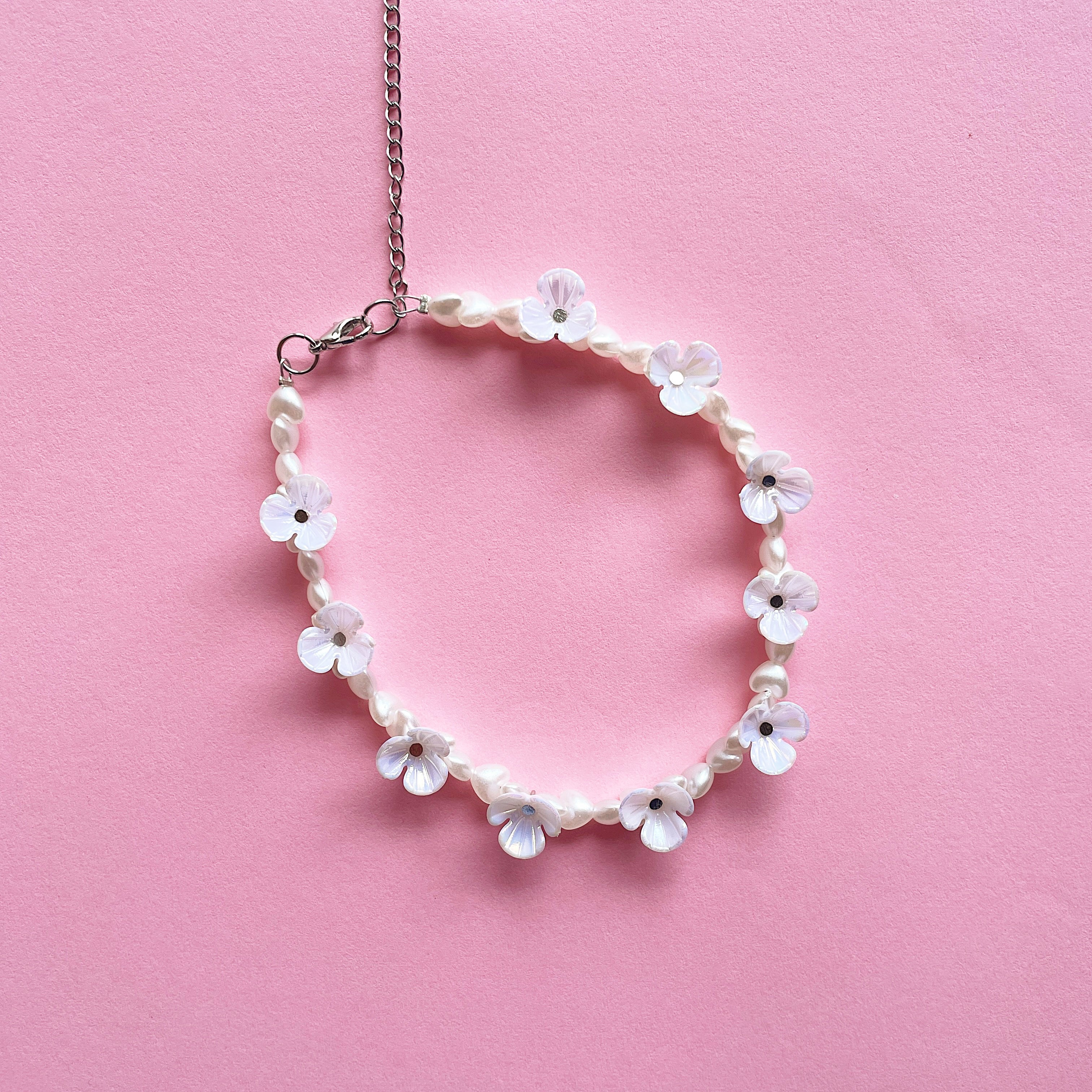 Floral hearts anklet ✨