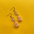 Butterfly floral earrings ✨