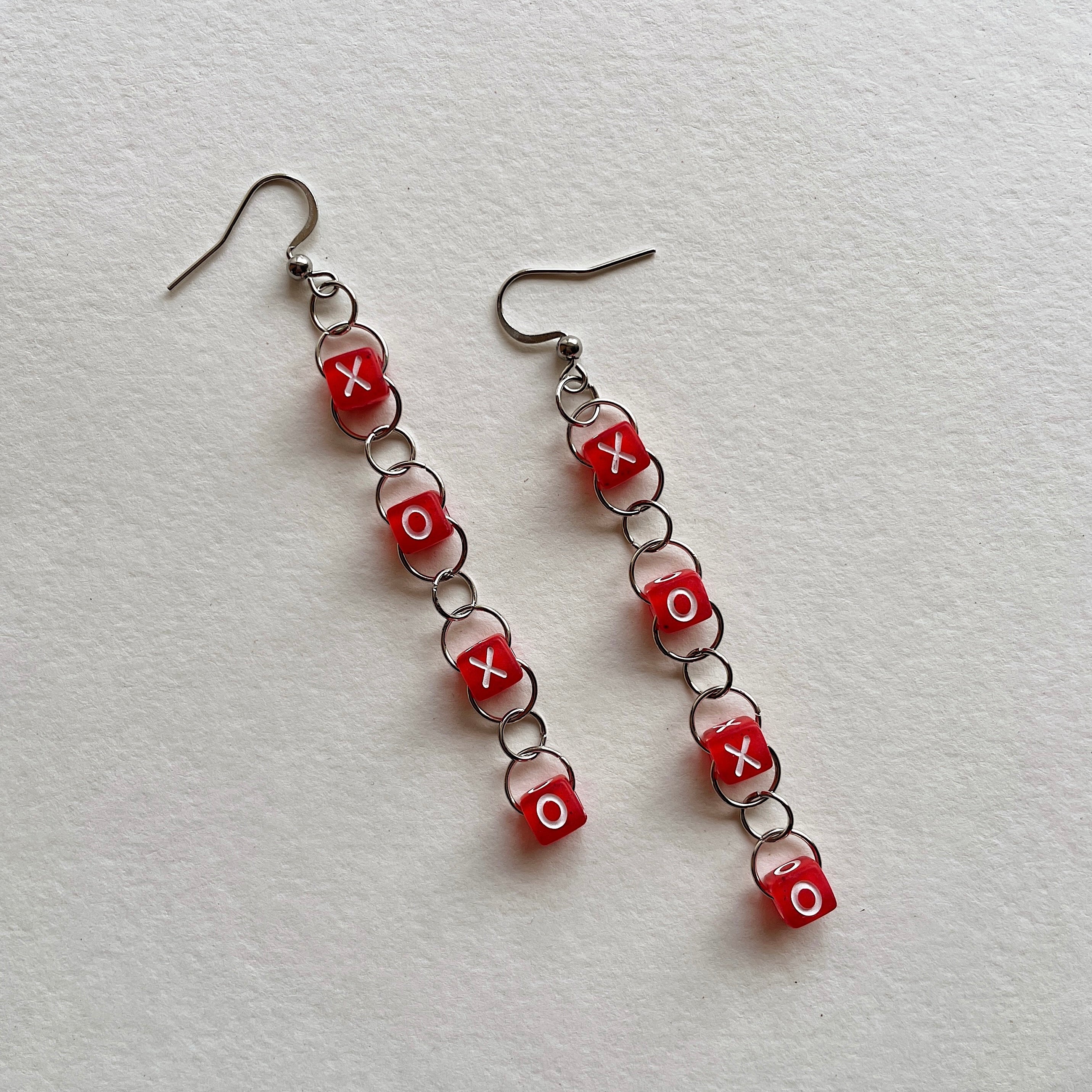 XOXO ❤️ beaded earrings ✨
