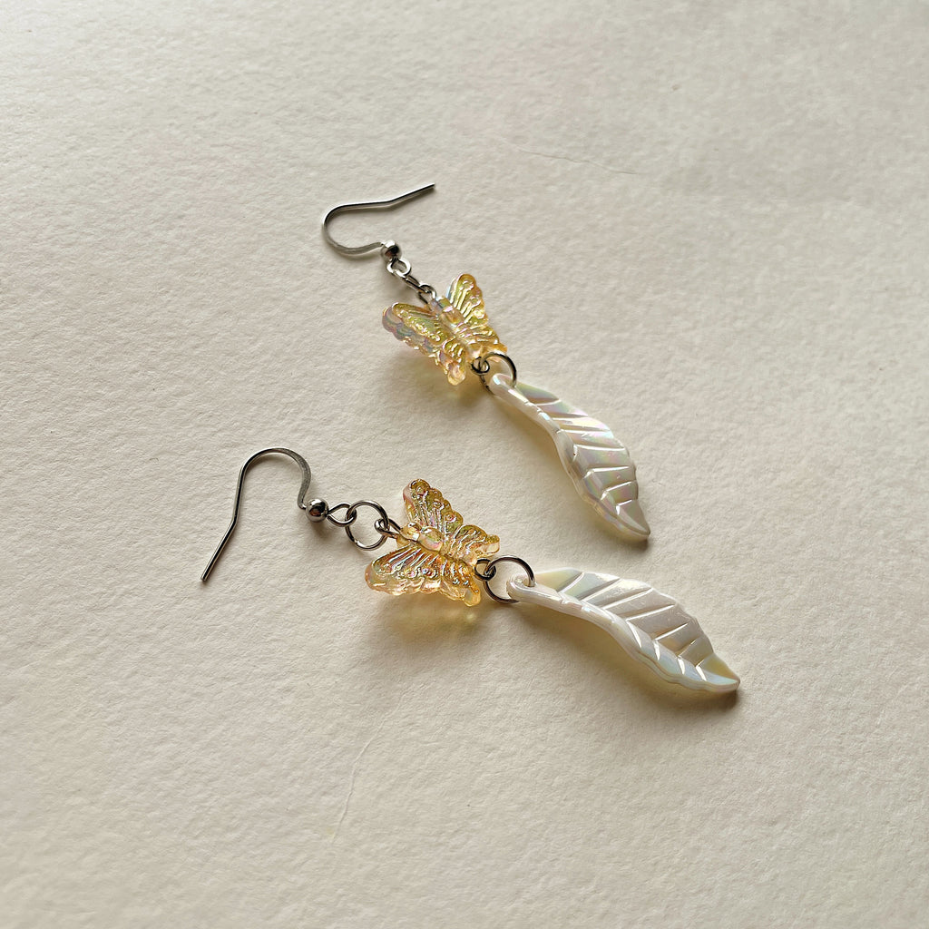 Holographic butterfly earrings ✨