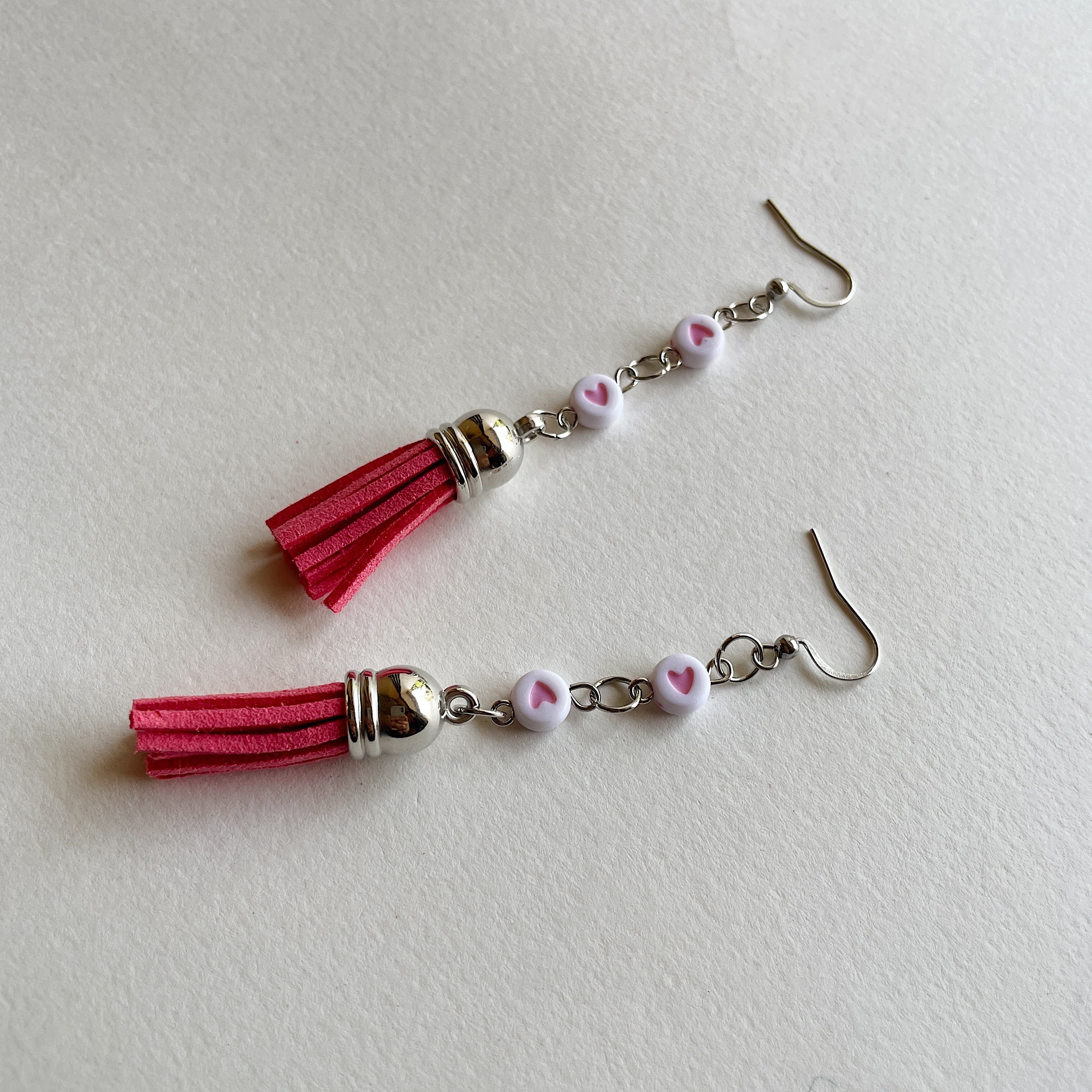 🩷🩷 + pink tassel earrings ✨