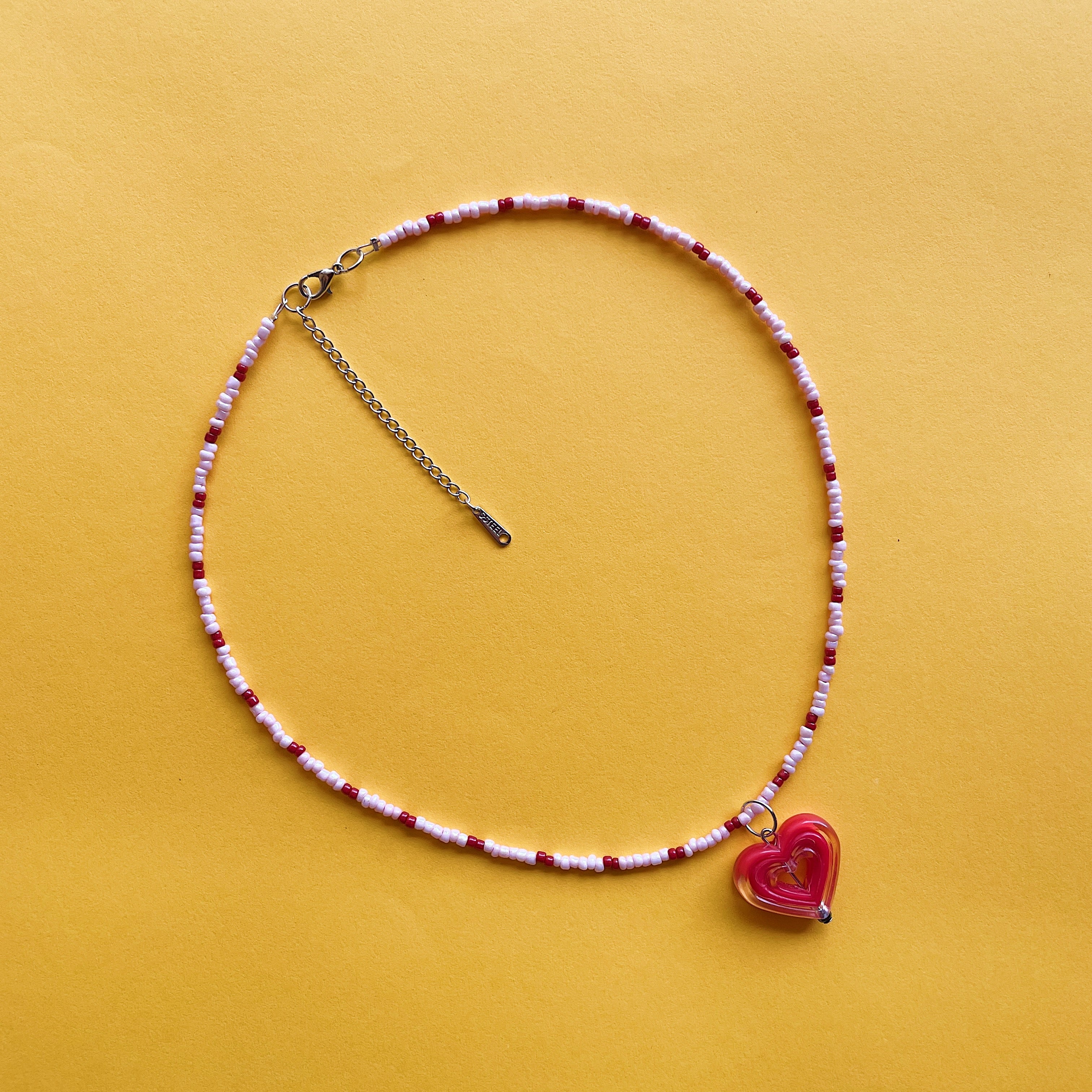 Red heart ❤️ pendant necklace ✨