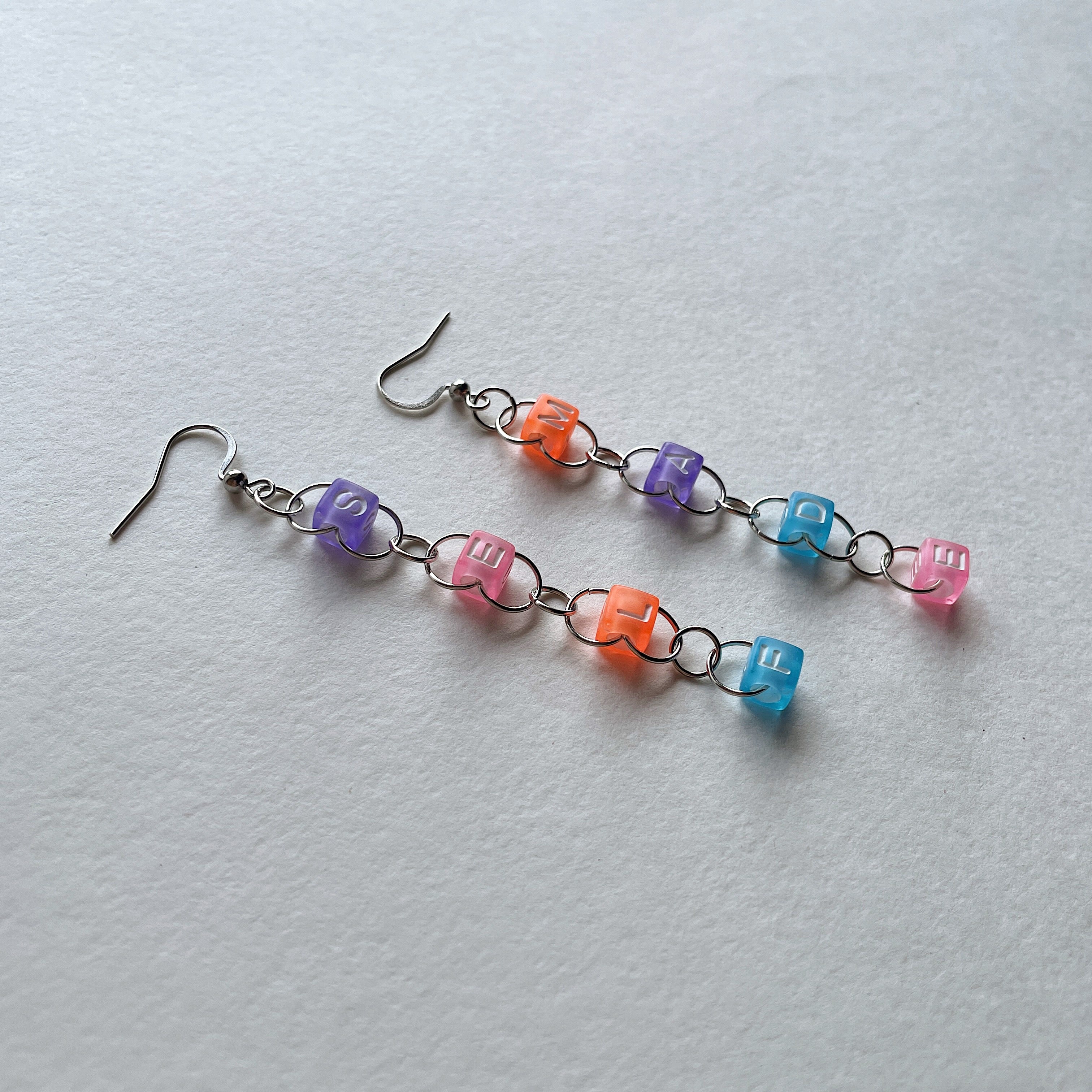SELF MADE 💪 beaded earrings ✨