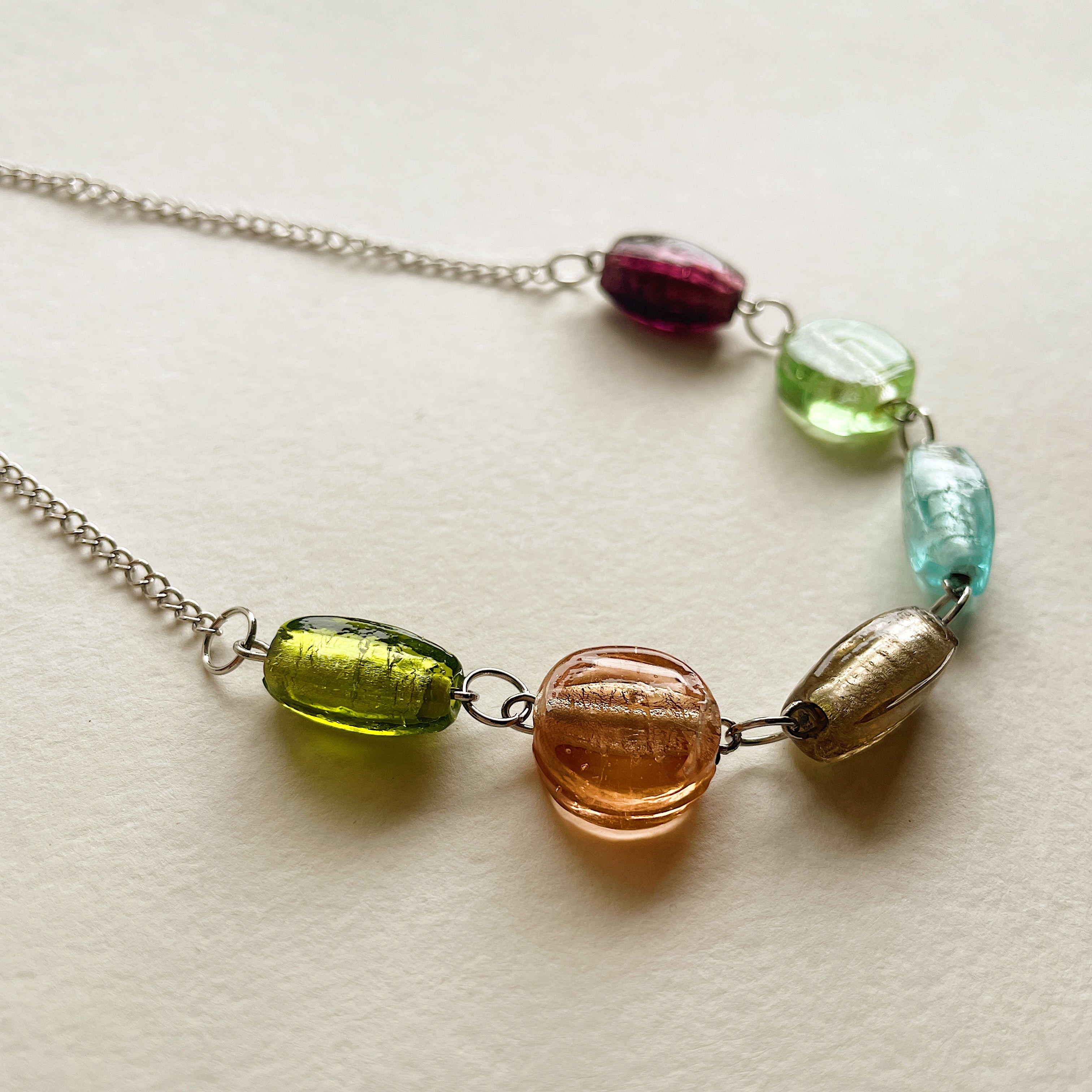 Mixed stones necklace ✨