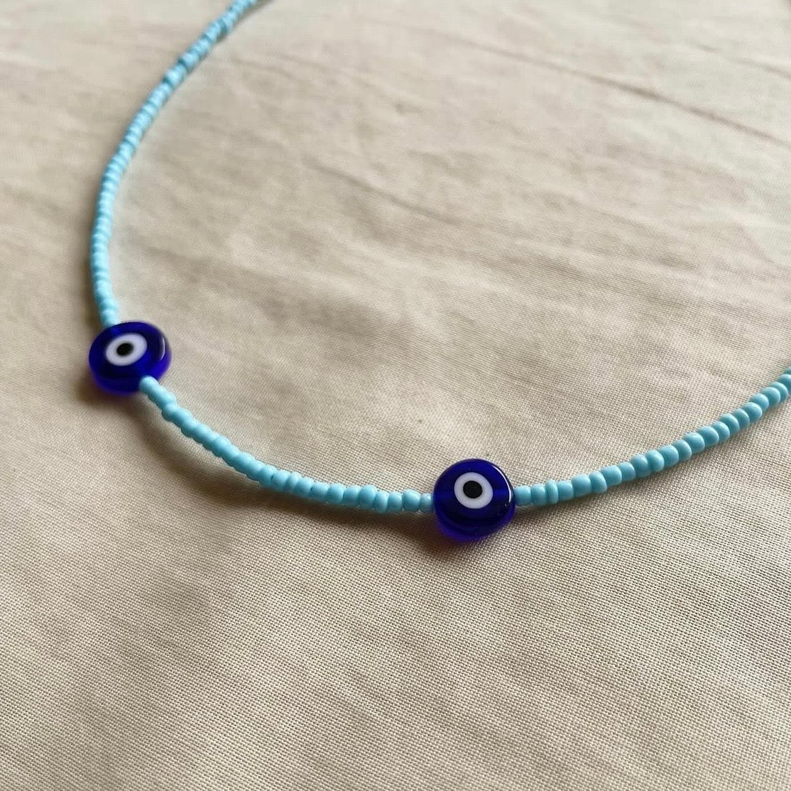 Evil eye 🧿 beaded necklace ✨