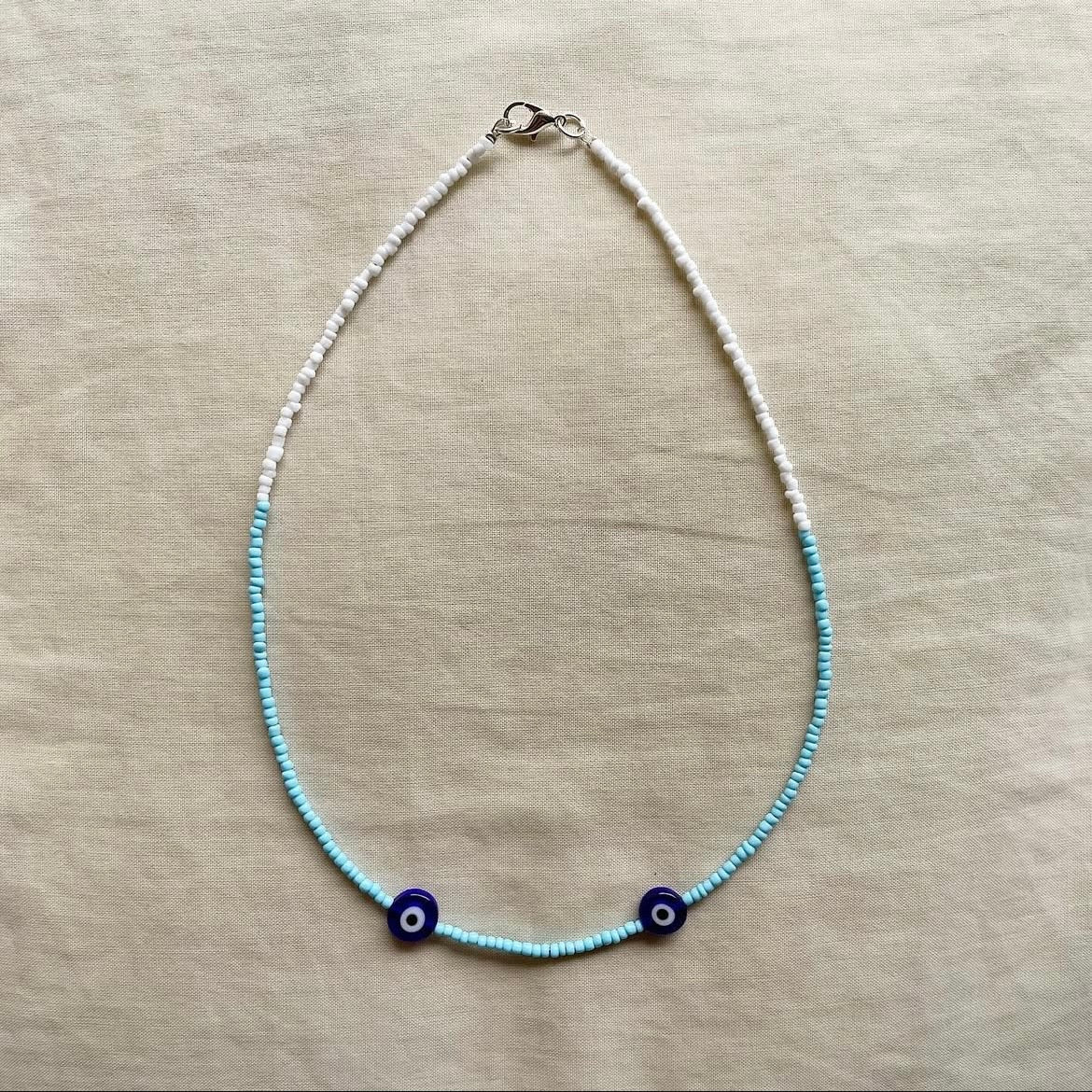 Evil eye 🧿 beaded necklace ✨
