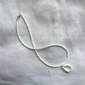 Pearl loop beaded necklace ✨