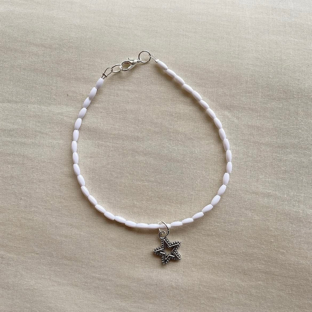 Rice ⭐ beaded anklet ✨