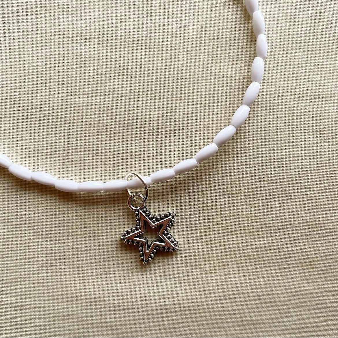 Rice ⭐ beaded anklet ✨