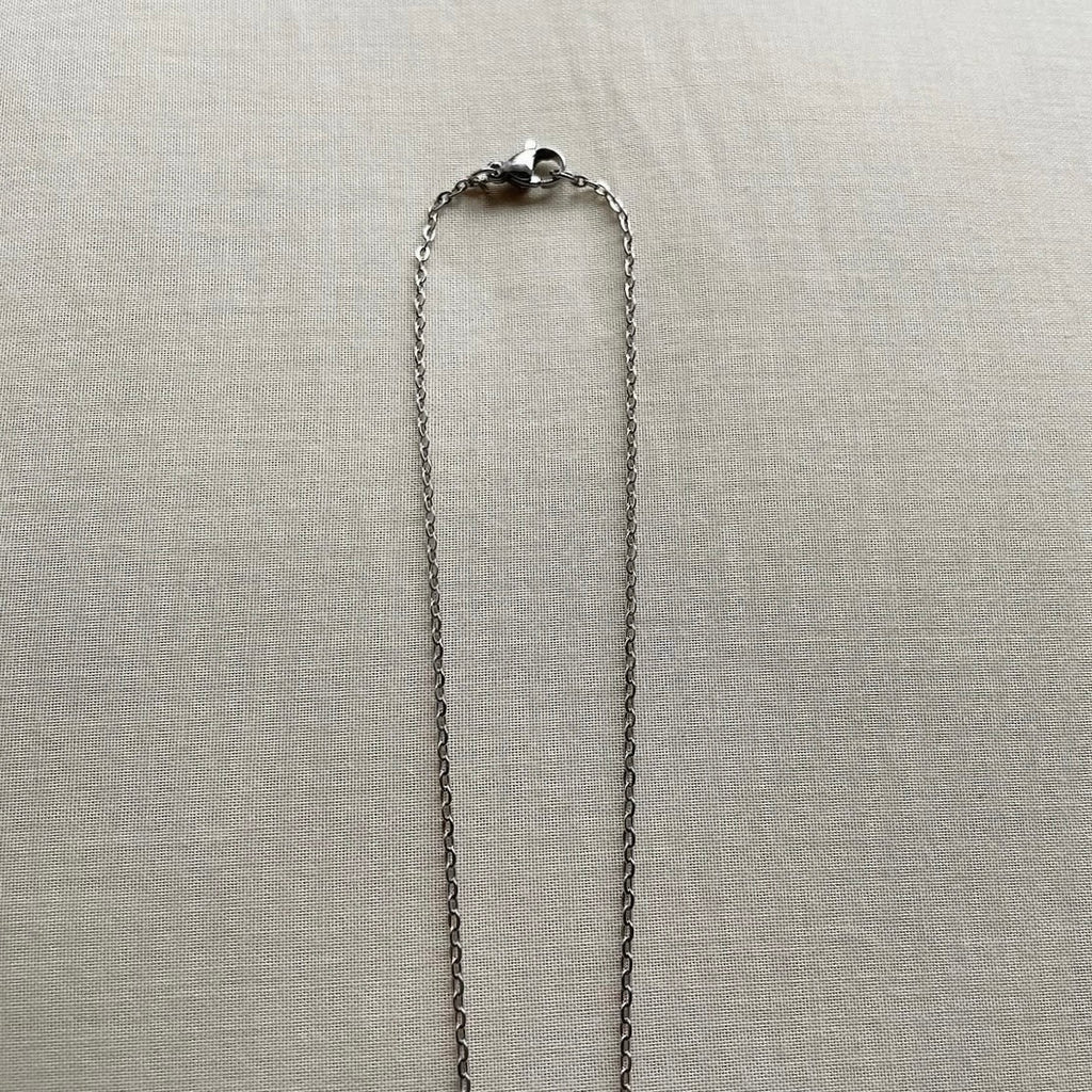 Big rose & pearl pendant necklace ✨