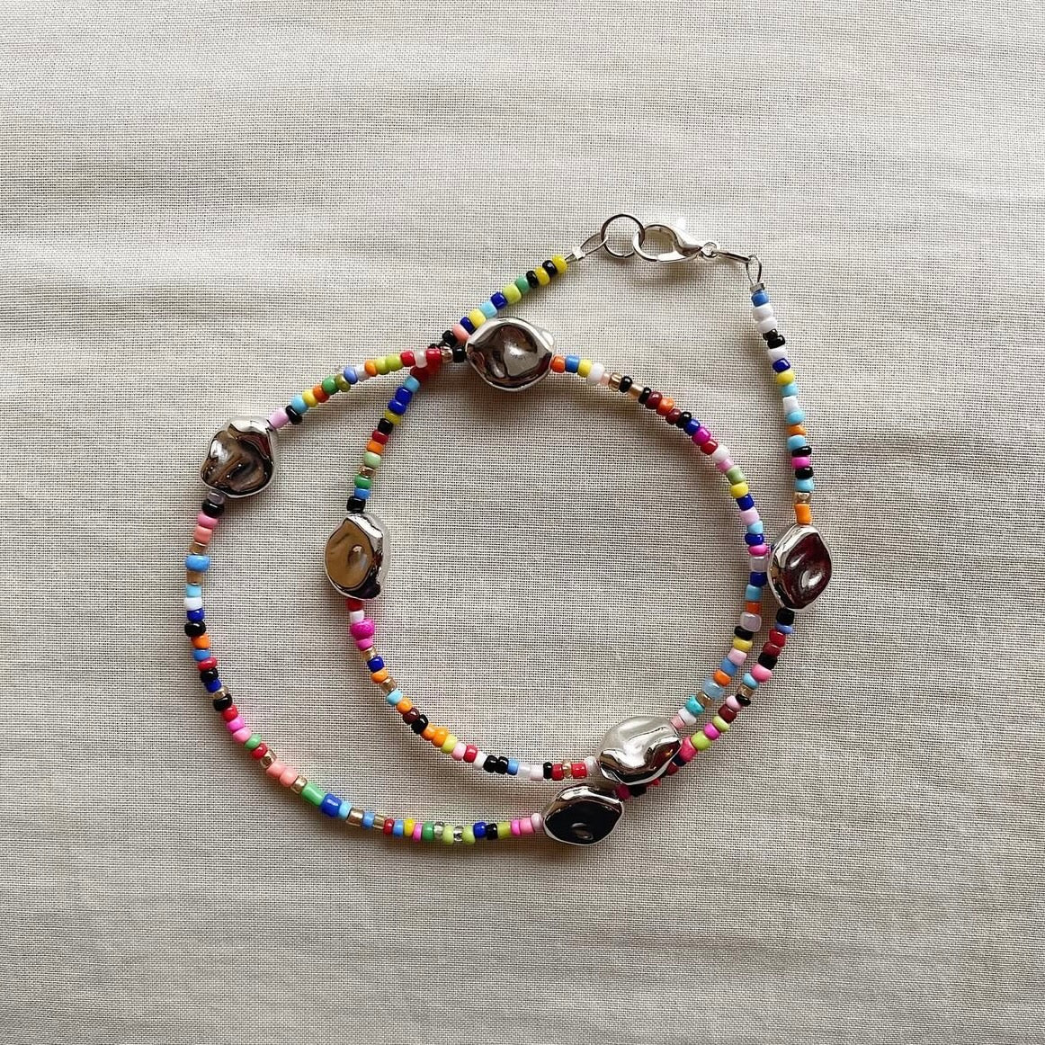 Multicoloured beaded necklace ✨