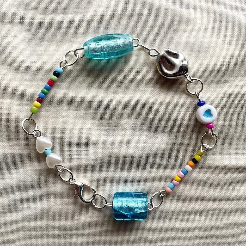 Mixed tones beaded bracelet ✨