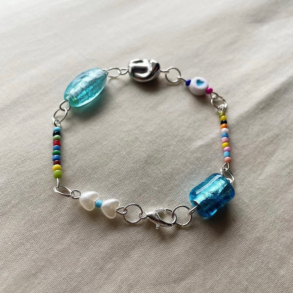 Mixed tones beaded bracelet ✨