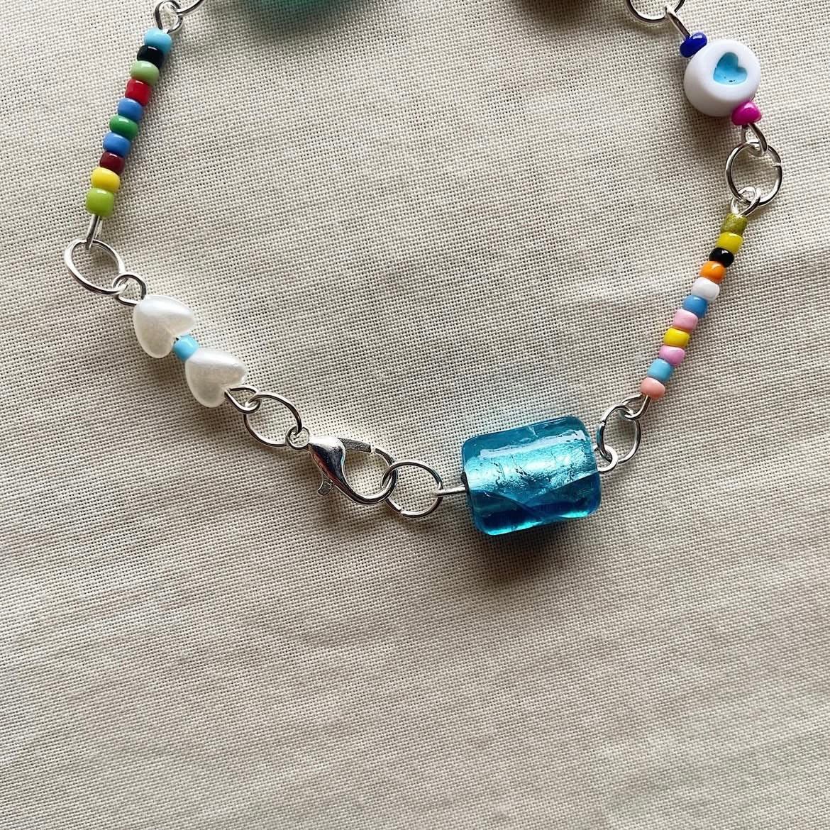Mixed tones beaded bracelet ✨