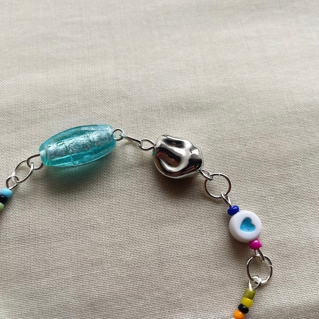 Mixed tones beaded bracelet ✨