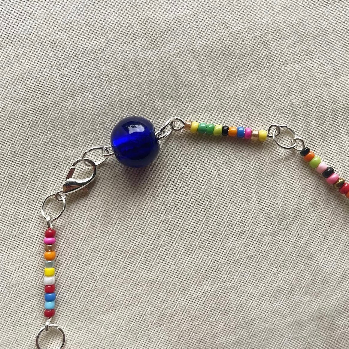 Mixed stones beaded anklet ✨