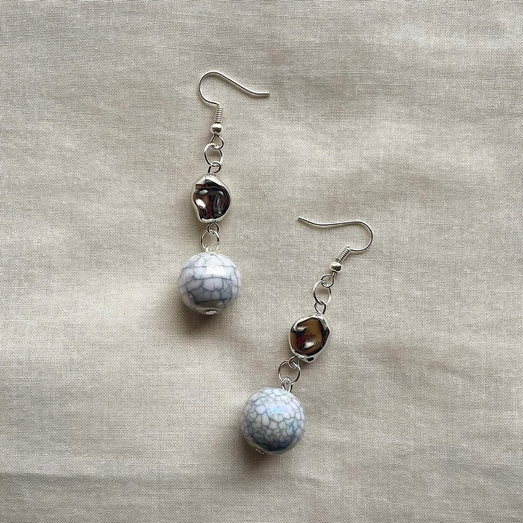 Shiny candy beaded earrings ✨