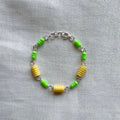 Lime and lemon beaded bracelet ✨