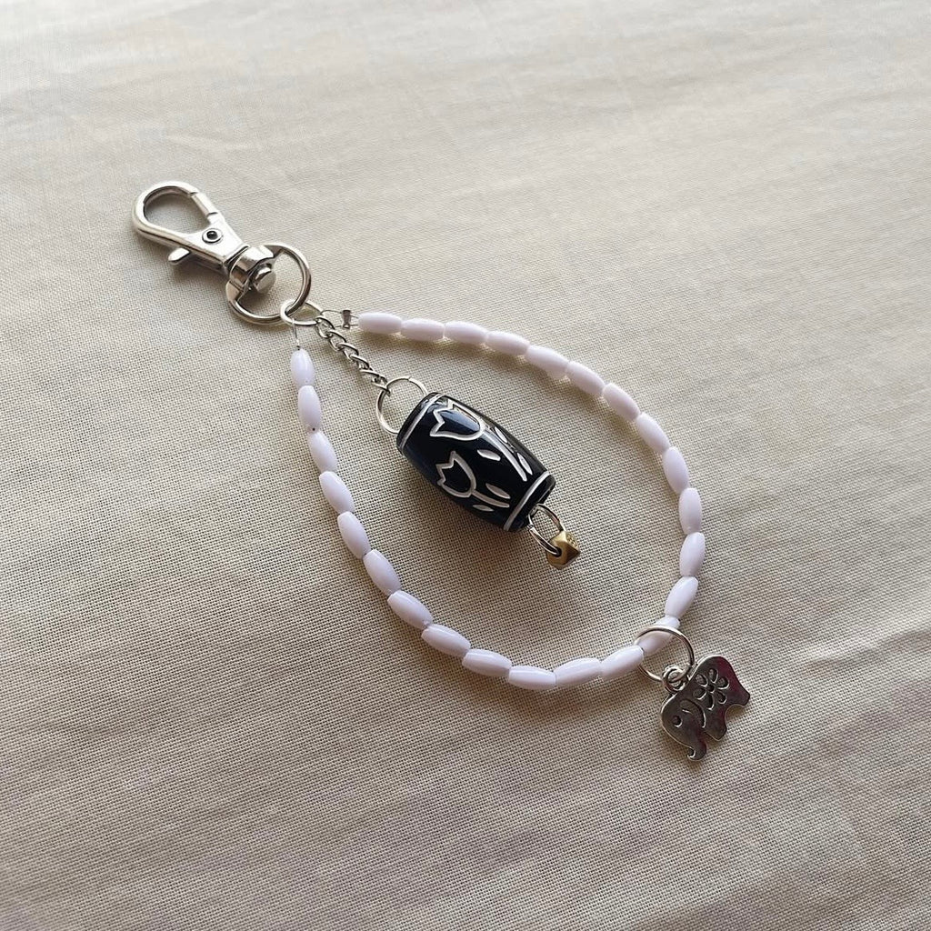 🍚🌷🐘 keychain ✨