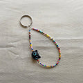 Multicoloured catto 🐈‍⬛ keychain ✨