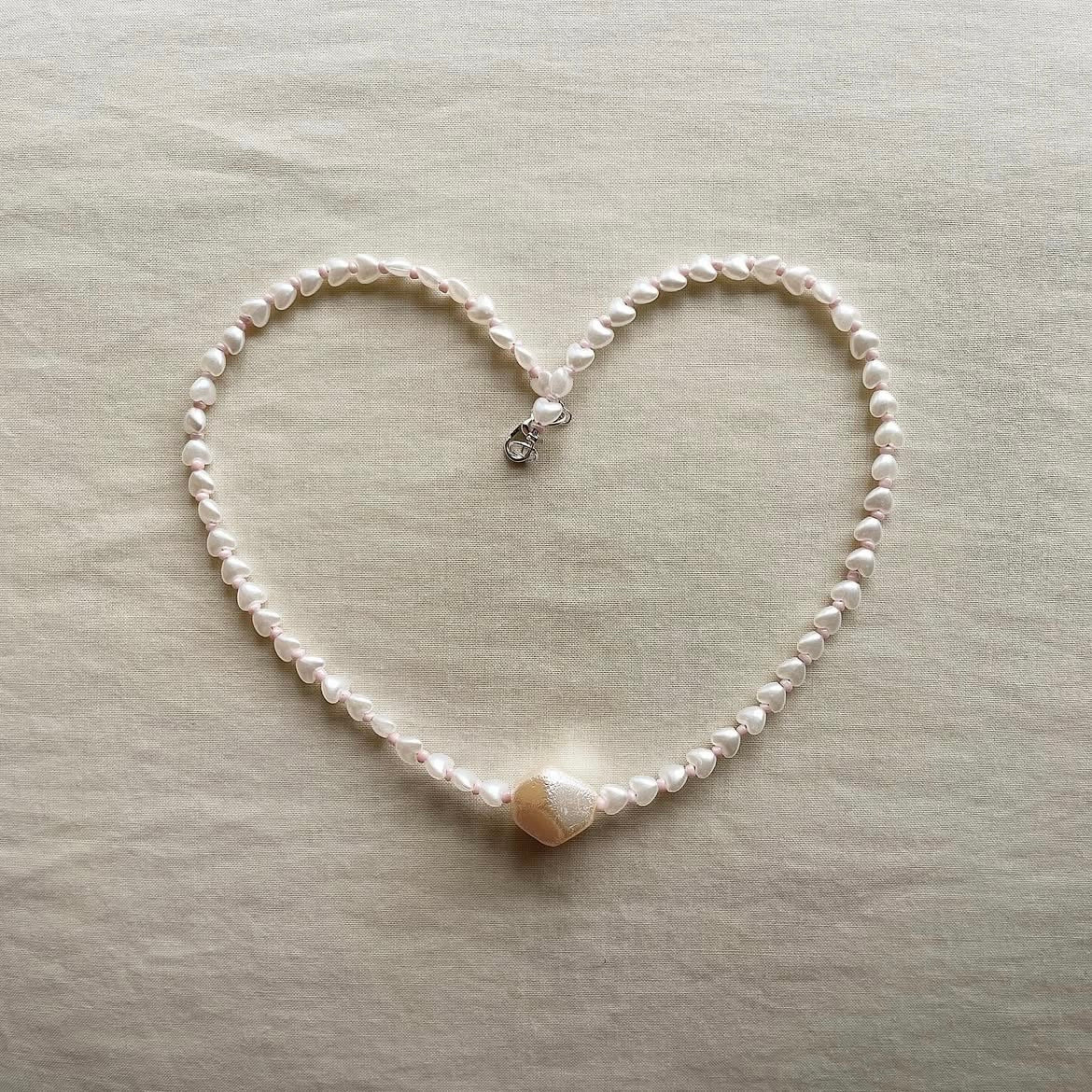 Hearts 02 beaded necklace ✨