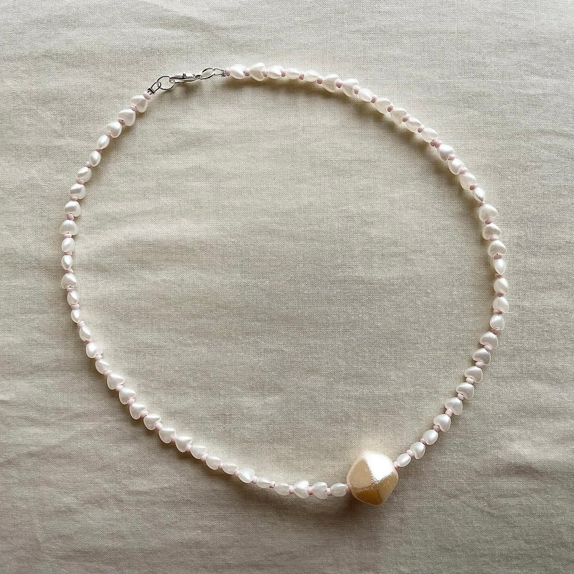 Hearts 02 beaded necklace ✨