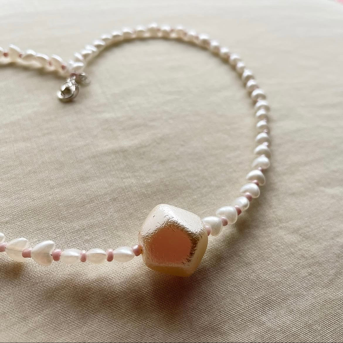 Hearts 02 beaded necklace ✨