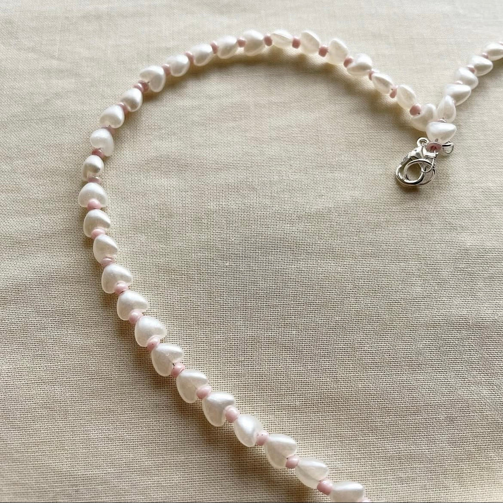 Hearts 02 beaded necklace ✨