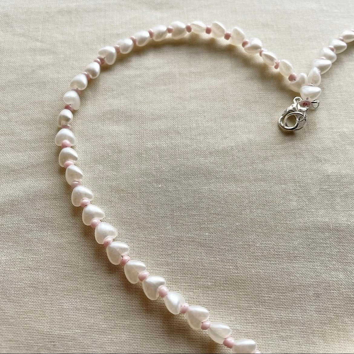 Hearts 02 beaded necklace ✨