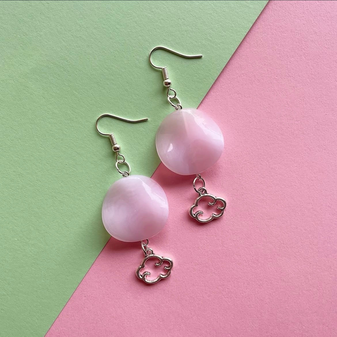 Rose petal ☁️ earrings ✨