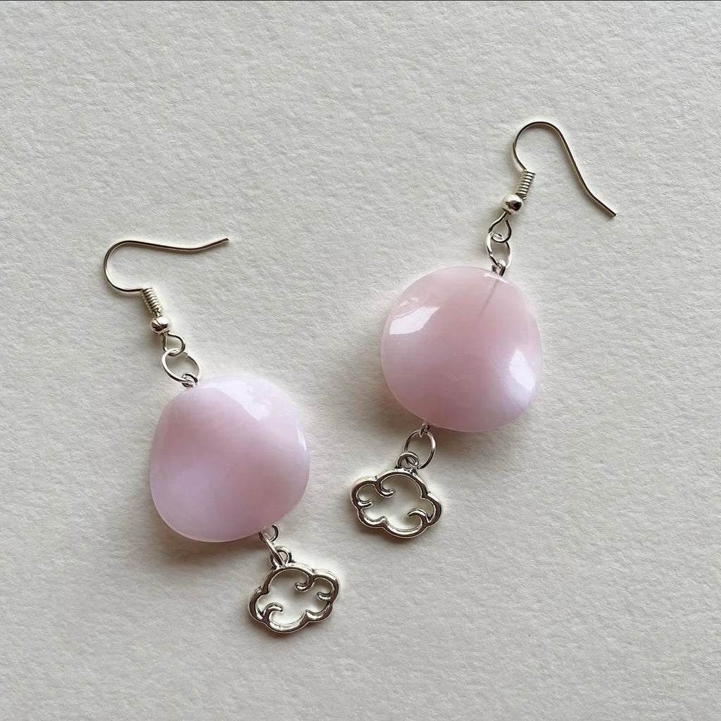 Rose petal ☁️ earrings ✨