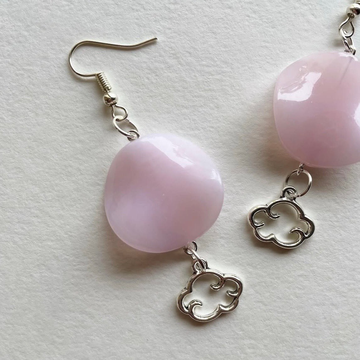 Rose petal ☁️ earrings ✨