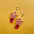 Butterfly + petal 01 earrings ✨