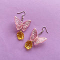 Butterfly + petal 02 earrings ✨