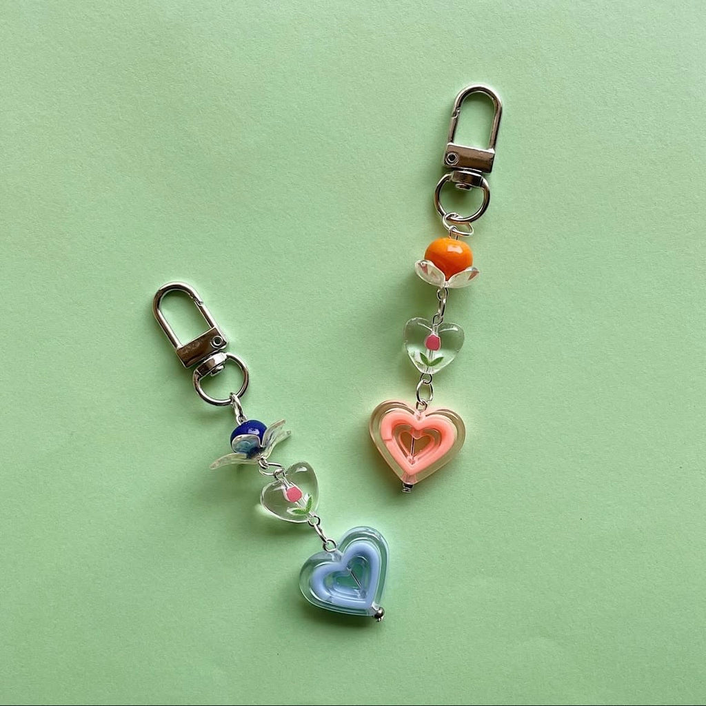 🩵 & 🧡 keychains ✨