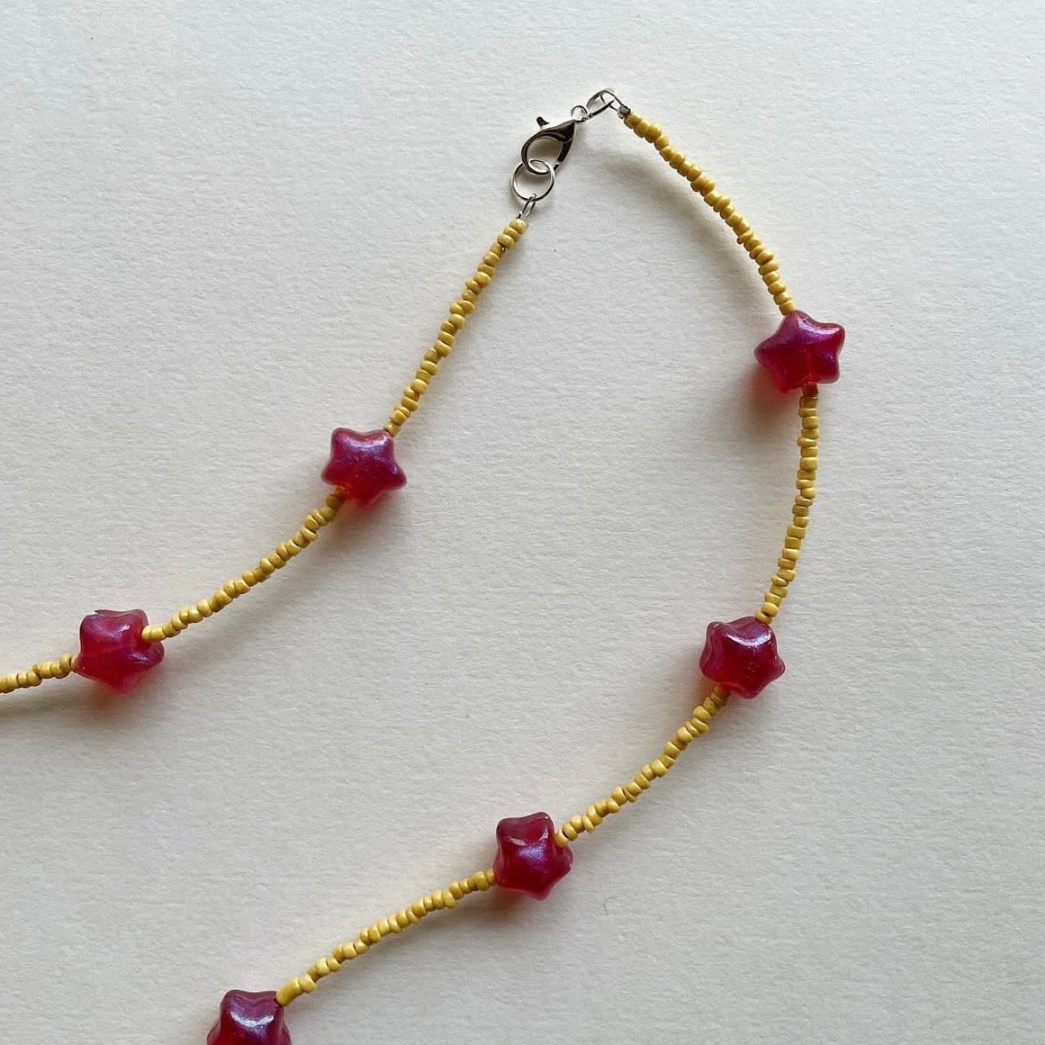 Pink stars necklace ✨