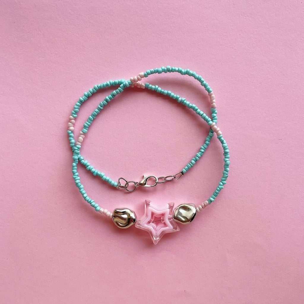 Pink ⭐️ necklace ✨