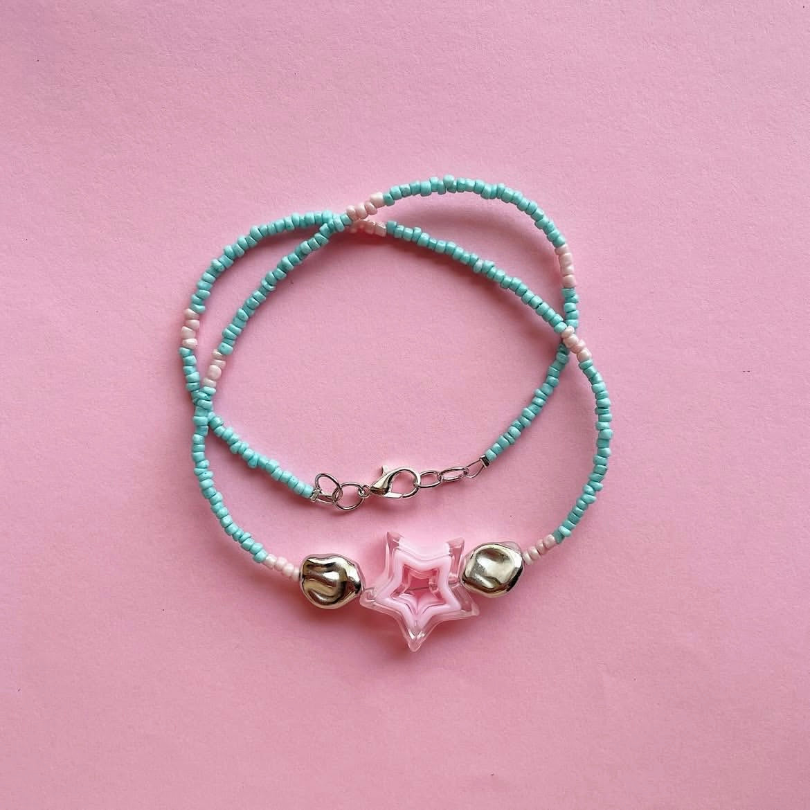 Pink ⭐️ necklace ✨