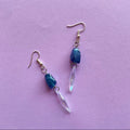 Blue longline earrings ✨