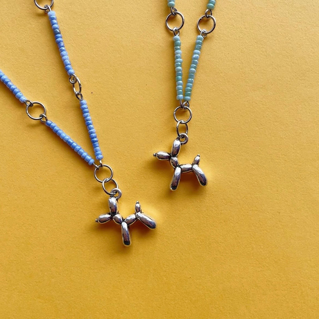 Balloon doggo pendant necklaces ✨