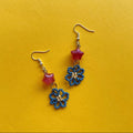 Handmade flower ⭐️ earrings ✨