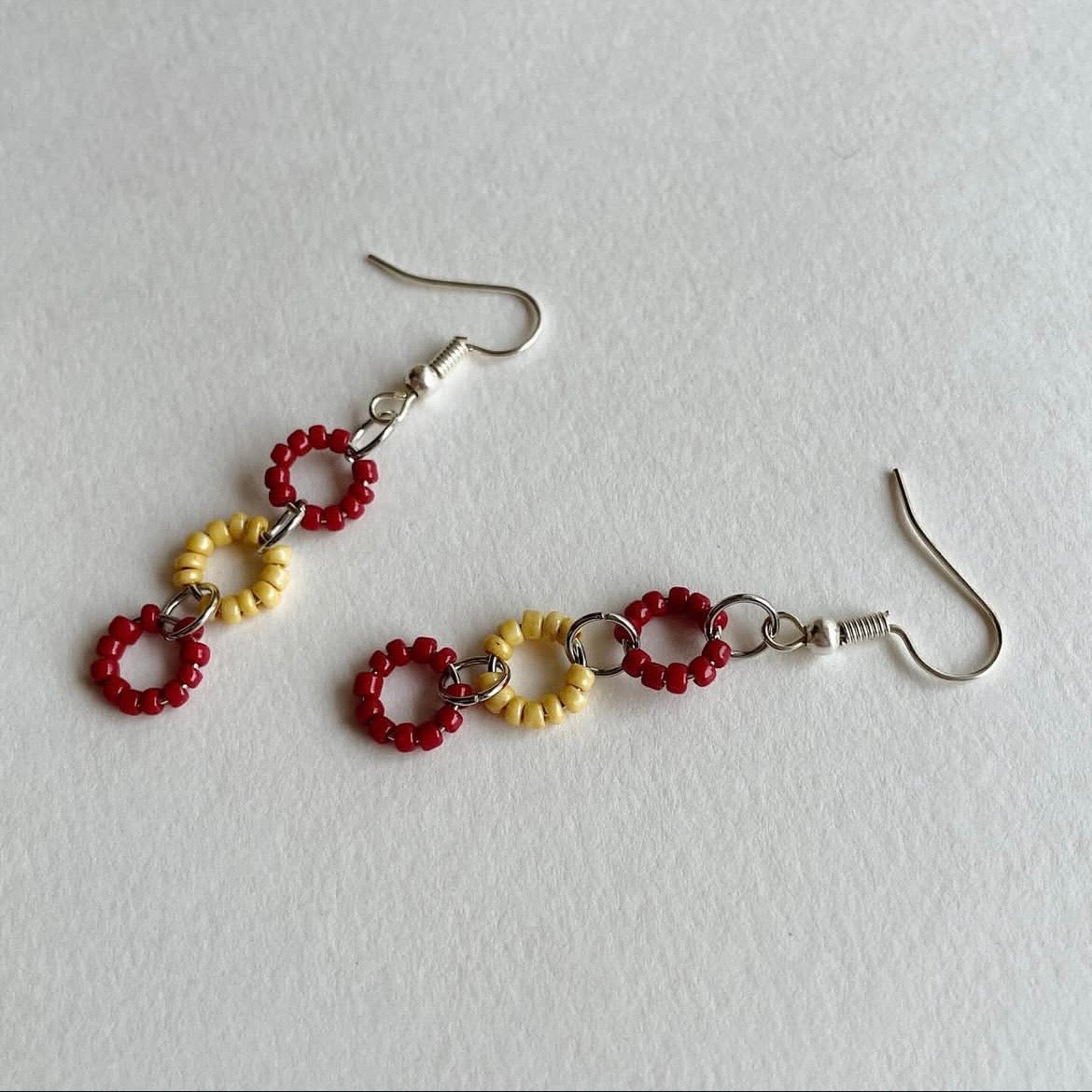Cherry & daisy earrings ✨
