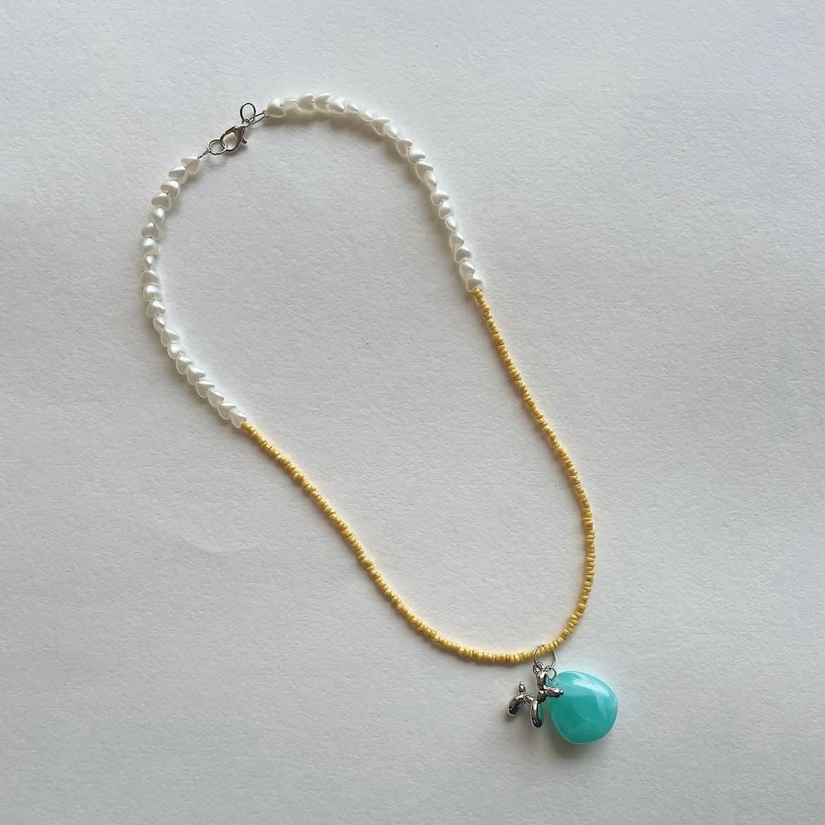 Balloon doggo pendant necklace ✨