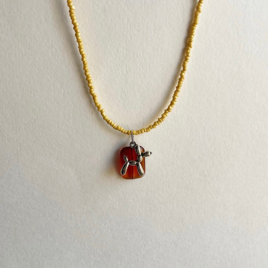 Caramel 🐕 pendant necklace ✨