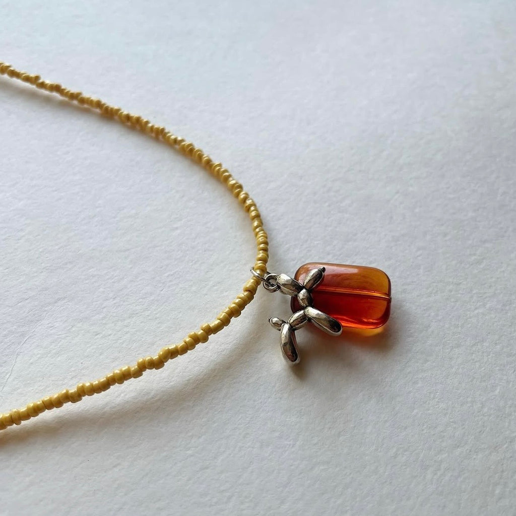 Caramel 🐕 pendant necklace ✨