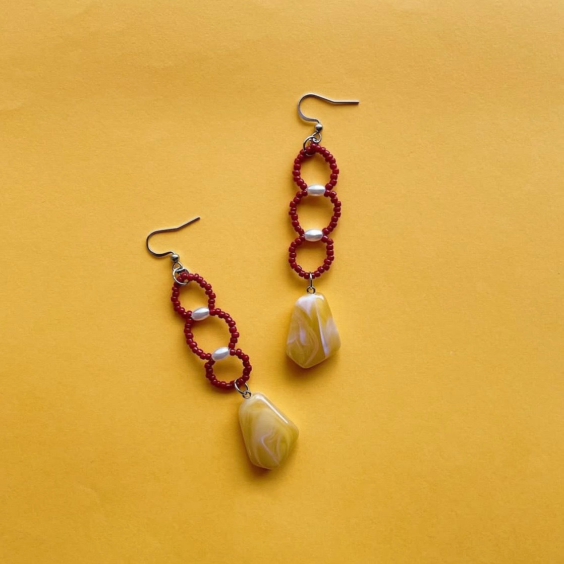 Cherry & mango dolly earrings ✨