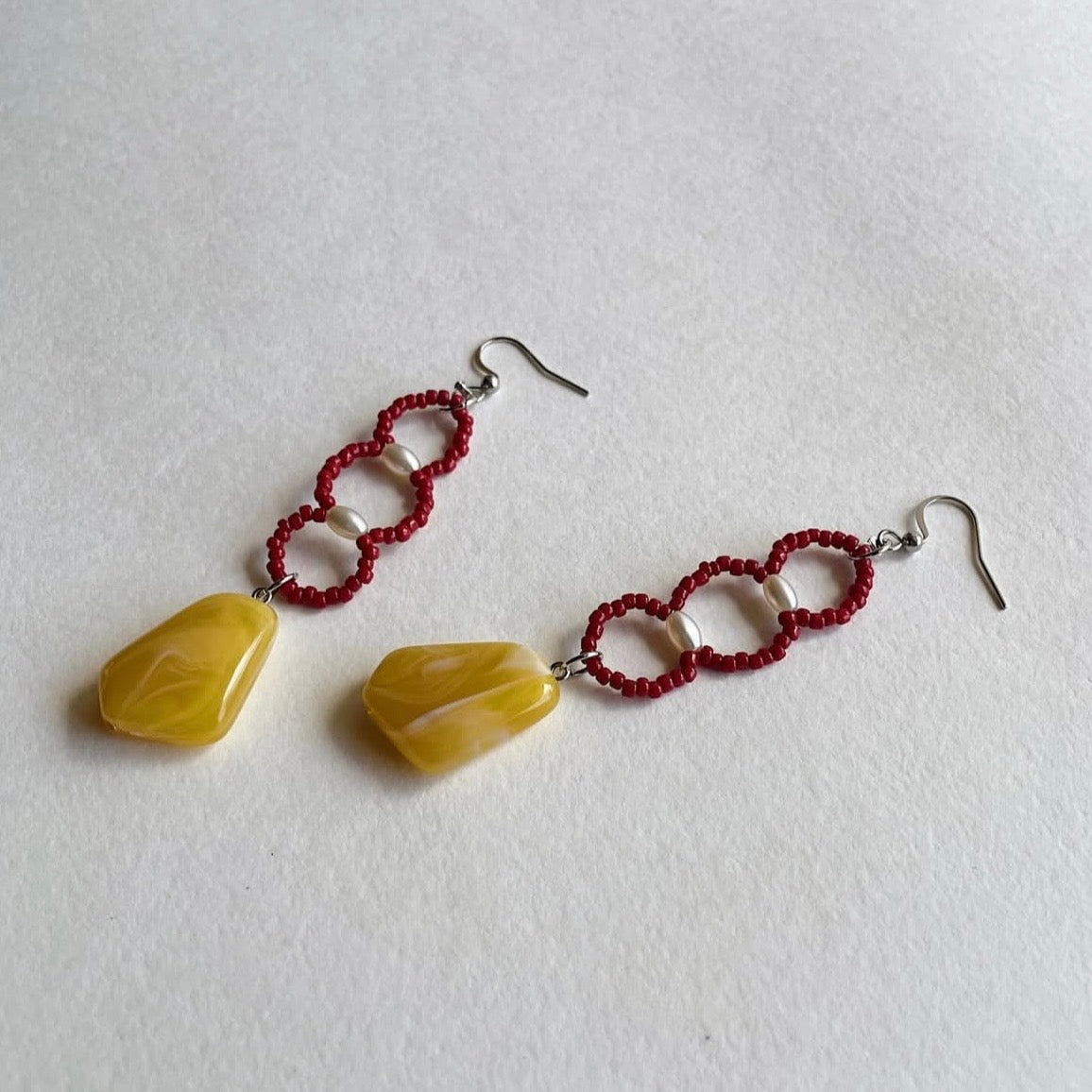 Cherry & mango dolly earrings ✨