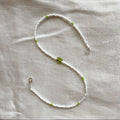 🤍💚 beaded choker ✨