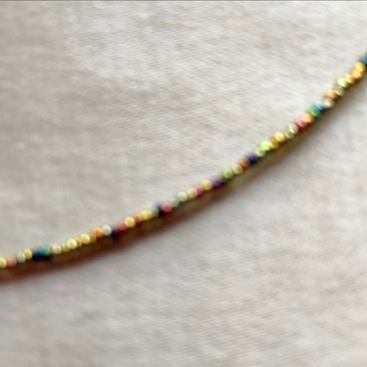 Multicoloured ♦️ beaded necklace ✨